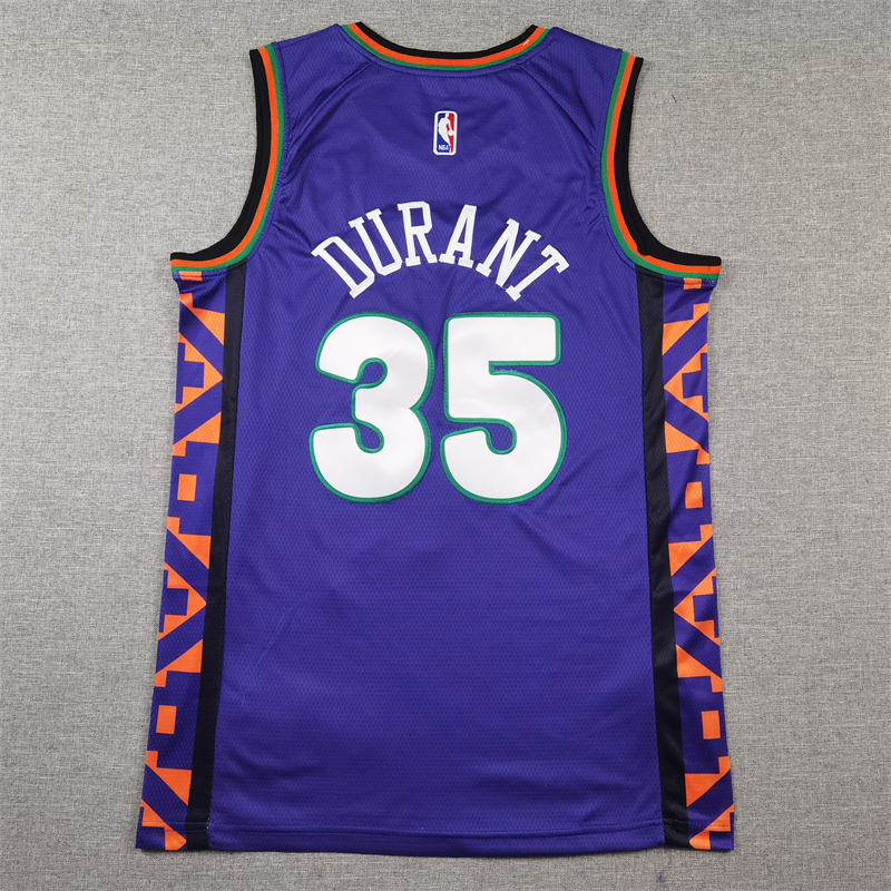 Men Phoenix Suns #35 Durant purple 2024 2025 NBA jersey->phoenix suns->NBA Jersey